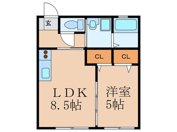 フォーラム枝光の物件間取画像